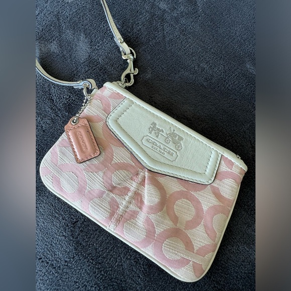 Pink Coach Wristlet - Picture 4 of 5
